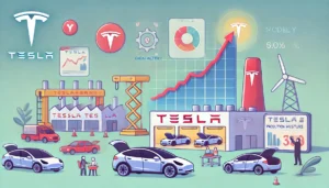 Tesla's production milestones have a direct impact on TSLA's stock price.