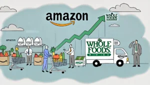 Amazon's acquisition of Whole Foods in 2017 was a major move that surprised the retail and grocery industries. 