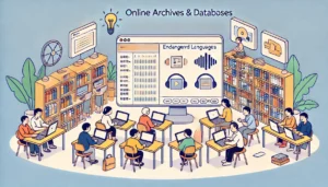 the role of online archives and databases in preserving endangered languages.