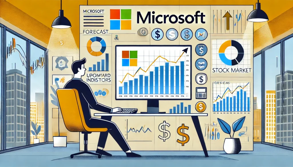 a comprehensive guide to Microsoft stock analysis, highlighting financial charts and trends.